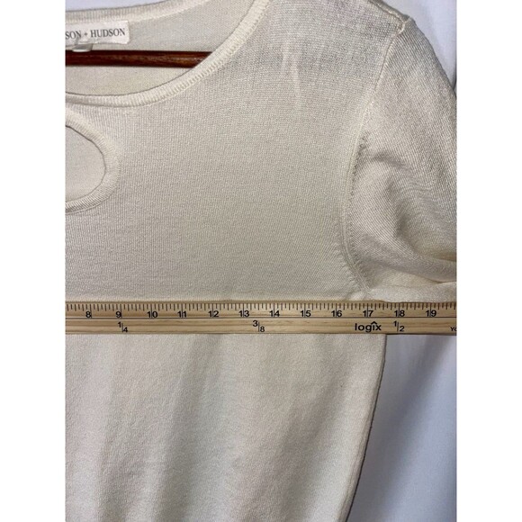 Madison & Hudson Sweater Cream With Silver Chain Accent Women’s Size M - Picture 7 of 8